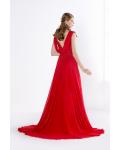  A-line Shoulder Straps Beading Lace Long Prom Dress