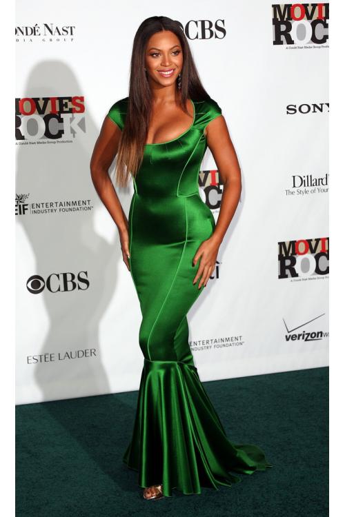 Celebrity Designer Shoulder Straps Mermaid Emerald Satin Zipper Back Prom Dress 